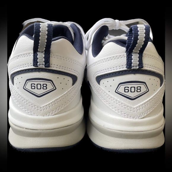“NEW BALANCE 608”, NWOT, Men’s Sz12, White/Blue Sneakers - Picture 5 of 8